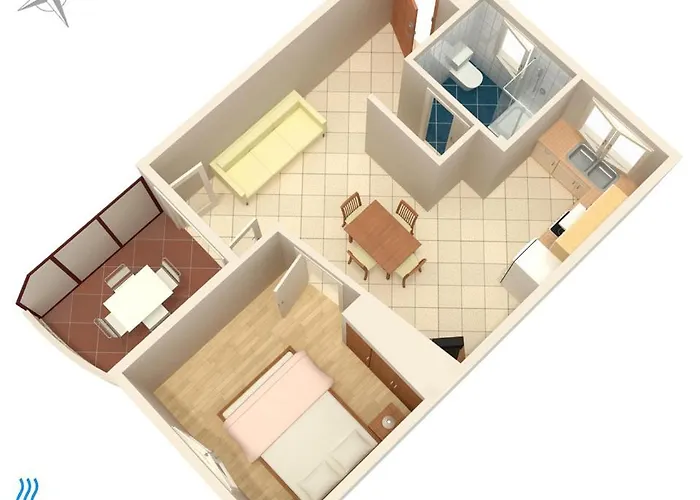 Appartement By The Sea Brodarica, Sibenik - 4194 *